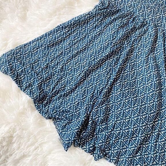 Urban Outfitters Blue Patterned Romper - Picture 4 of 7